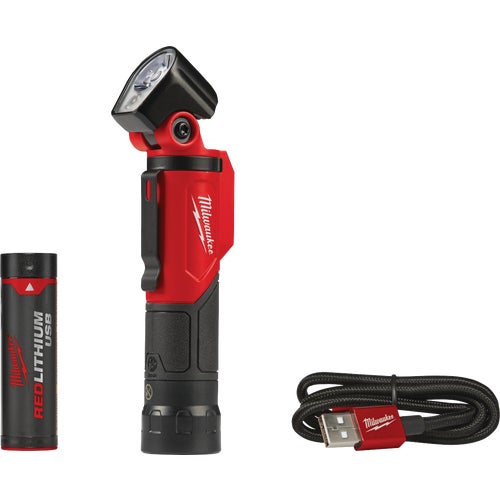 2113-21 Milwaukee REDLITHIUM USB Rechargeable Pivoting Flashlight