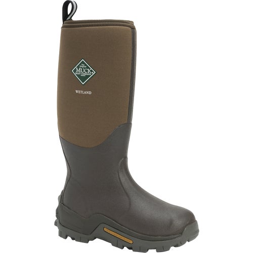 WET-998K-TN-080 Muck Boot Co Wetland Mens Rubber Hunting Boots